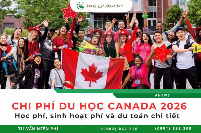 Chi phí du học Canada