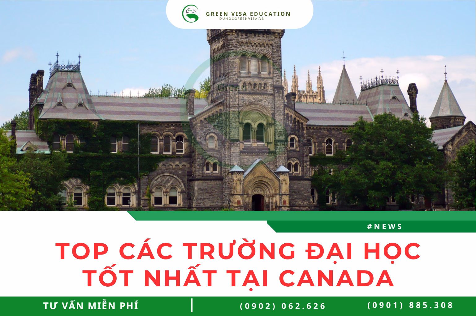 Top các trường đại học tốt nhất tại Canada